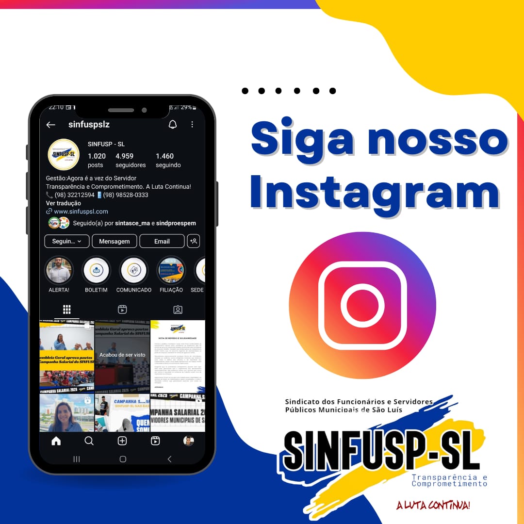 SIGA-NOS NO INSTAGRAM